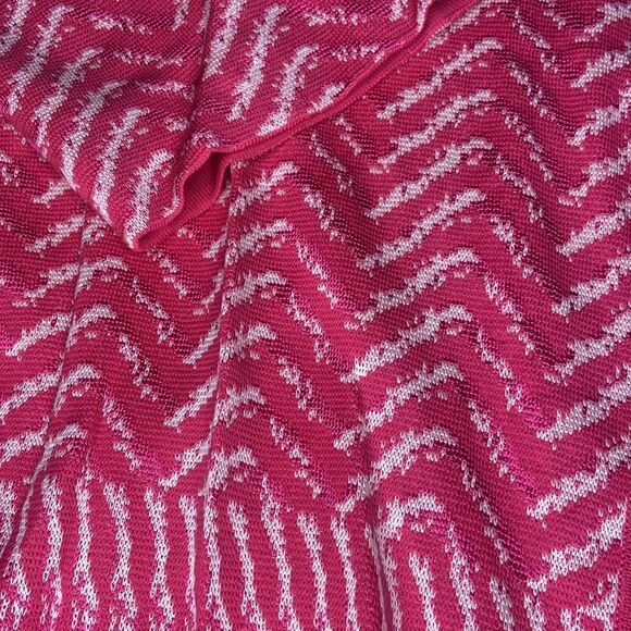 Misook Heritage Fit Women’s Pink Multi Acrylic Jacket XL - Picture 3 of 8